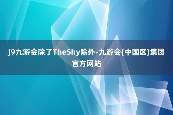 J9九游会除了TheShy除外-九游会(中国区)集团官方网站