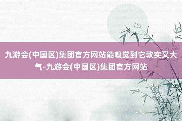 九游会(中国区)集团官方网站能嗅觉到它敦实又大气-九游会(中国区)集团官方网站